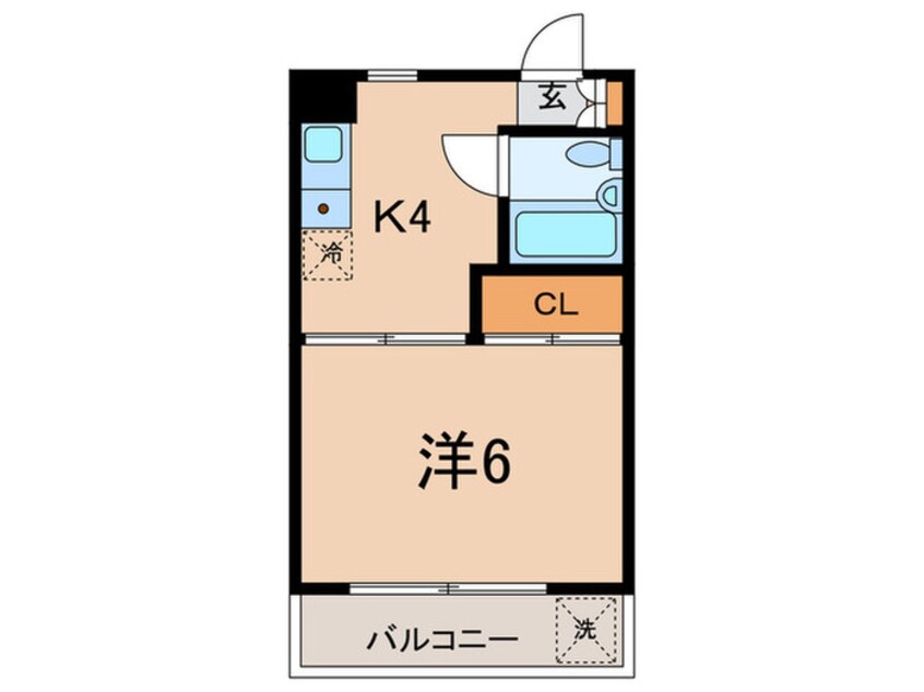 間取図 クレール・ヴェルジェ