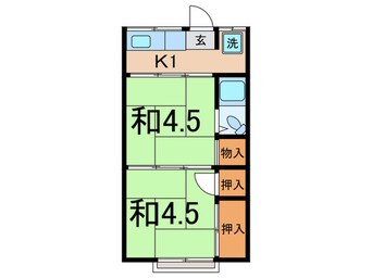 間取図 三光荘