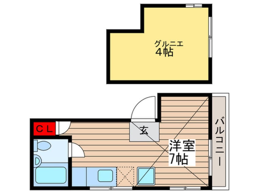 間取図 黒田ハイツ