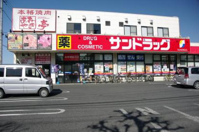 サンドラッグ(ドラッグストア)まで300m トレジャ－アイランド