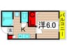 リリックコ－ト梅田 1Kの間取り