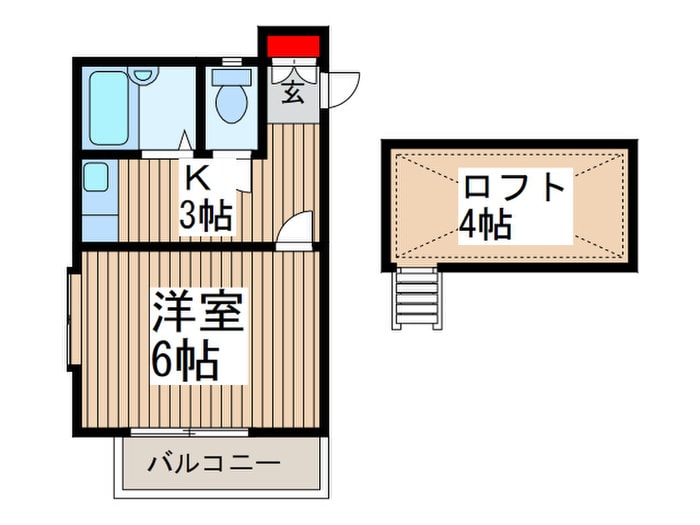 間取り図 メ－プルハウス