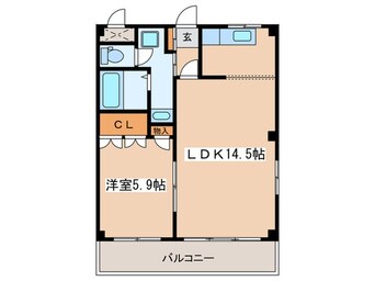 間取図 エクレセンスミナミ