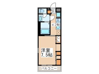 間取図 リブリ・アリエッタ　アサミ