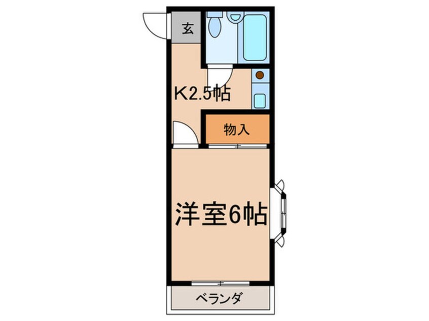 間取図 ダス　レ－ベン