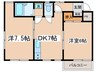 ハイツ渡辺・１ 2DKの間取り