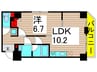 グランフォース綾瀬Ⅱ（705） 1LDKの間取り