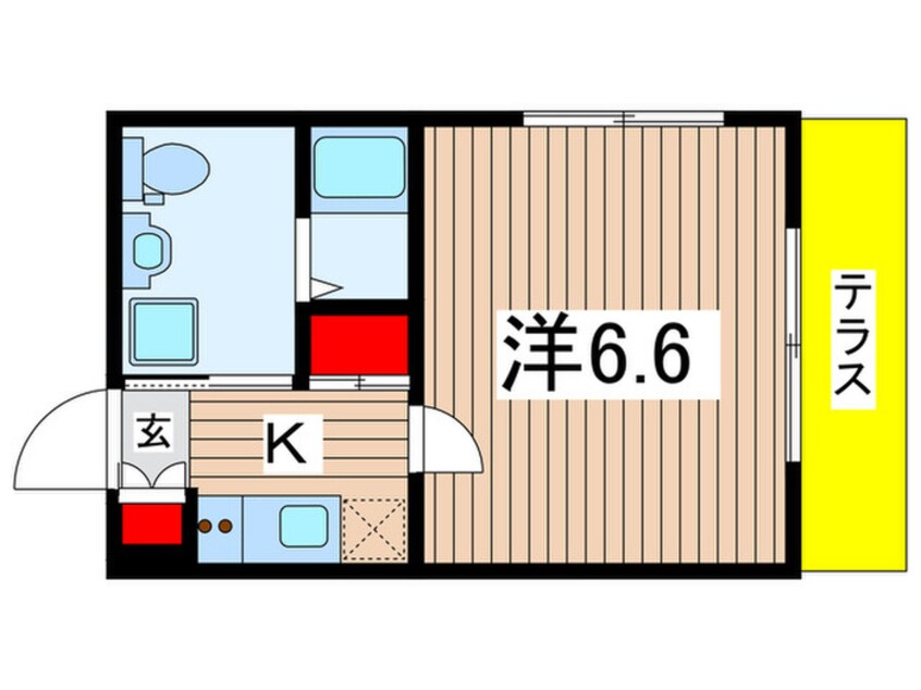 間取図 ライブリー千葉松波