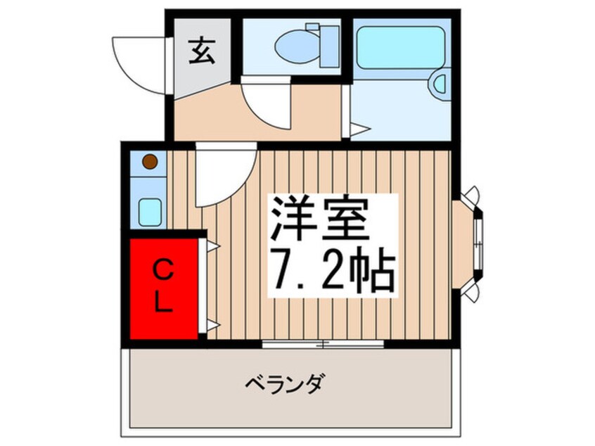 間取図 フラットＡ市川第一