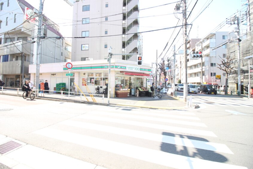 ローソンストア100 LS中野五丁目店(コンビニ)まで154m Hacienda