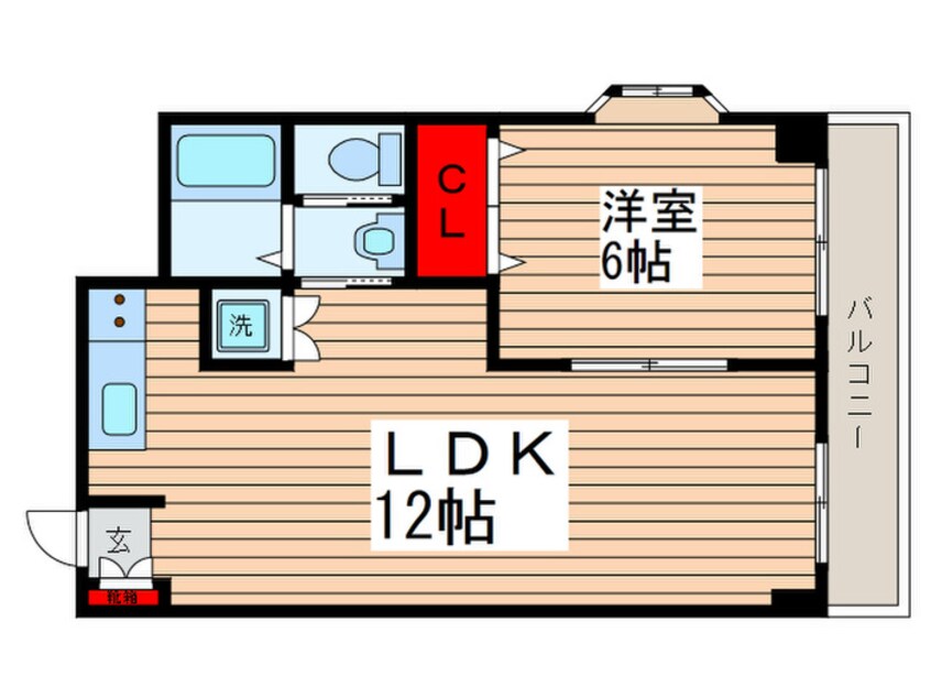 間取図 サウスコートⅡ