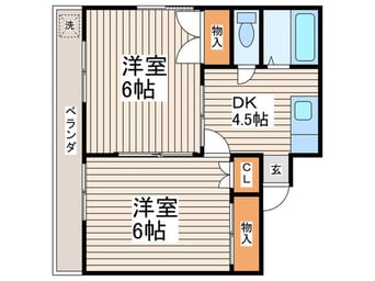 間取図 メゾンフルール