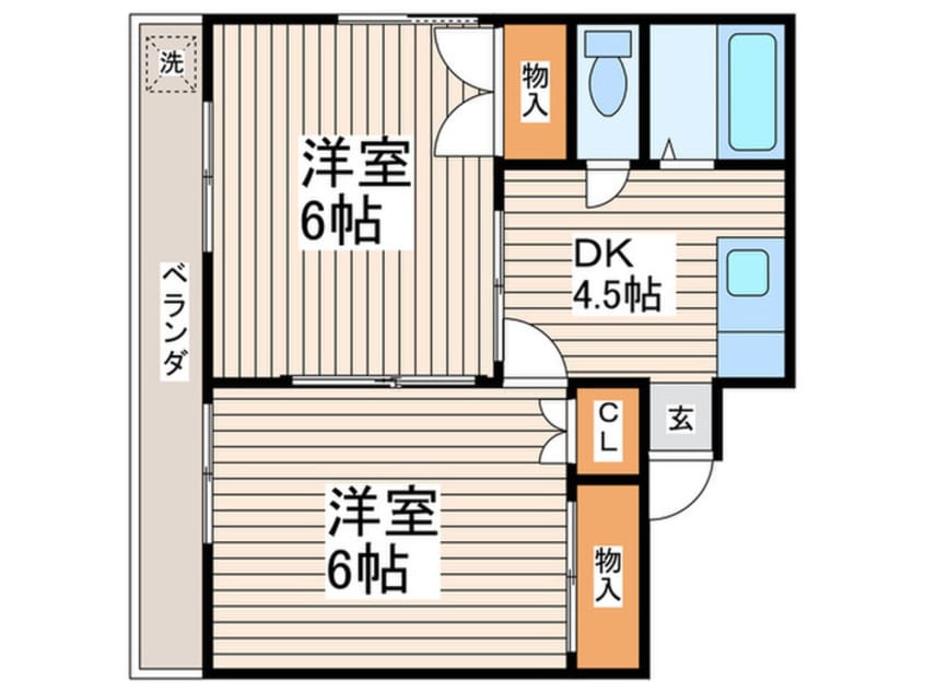 間取図 メゾンフルール