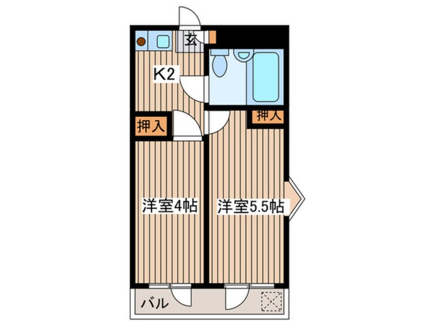 間取図 シティ－コア梅ヶ丘