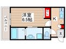 仮）ジーメゾン稲毛天台 1Kの間取り