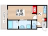 仮）ジーメゾン稲毛天台 1Kの間取り