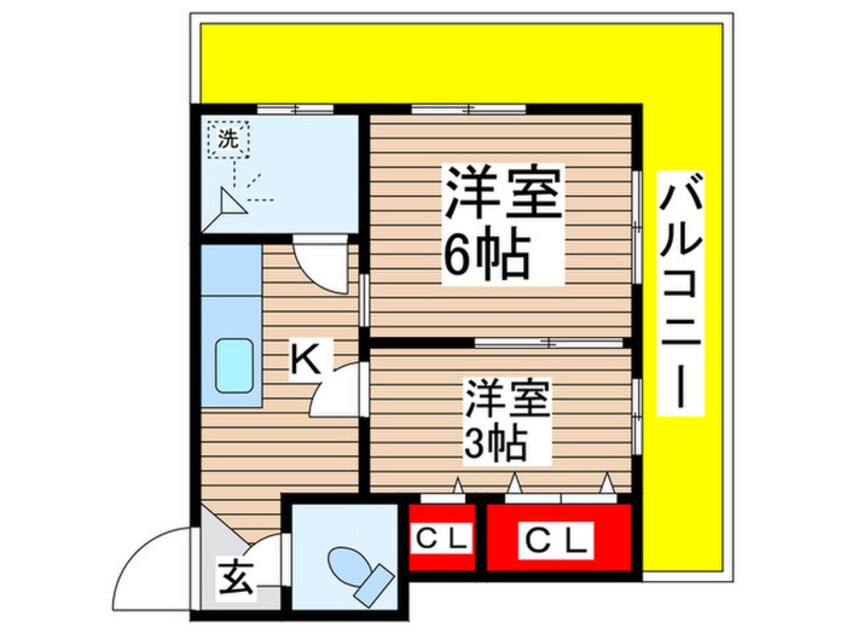 間取図 林ビル