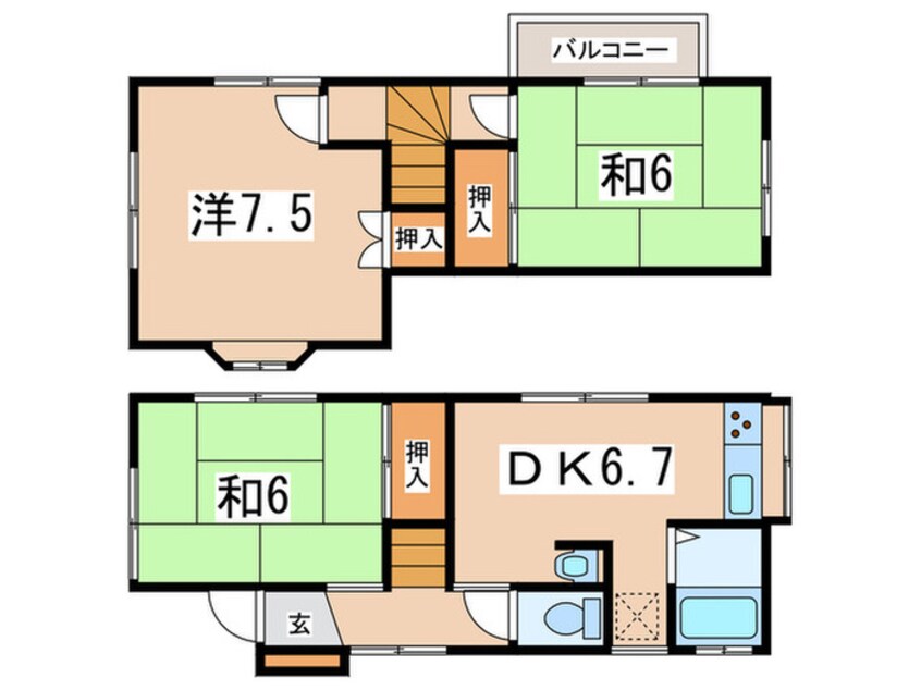 間取図 若宮台戸建