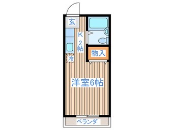 間取図 コーポ・エコー