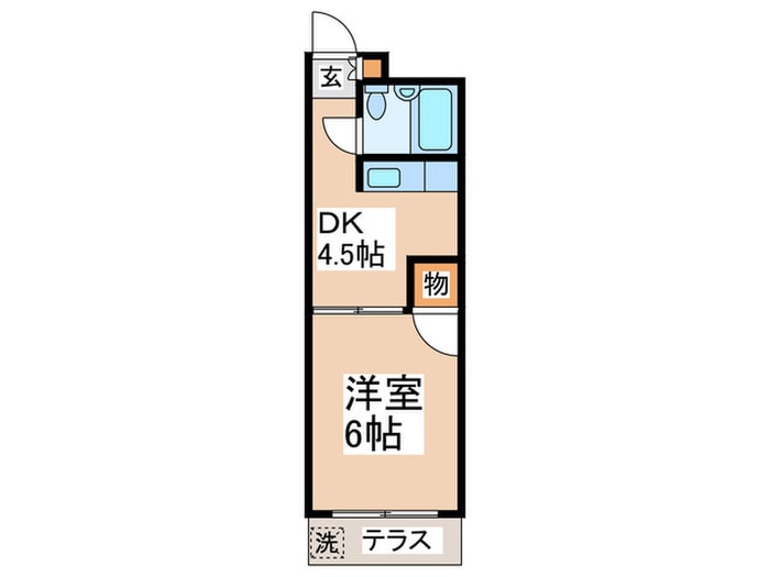 間取り図 サンハイム幸島