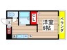 千鶴マンション 1Rの間取り