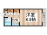コ－ポアルカディア２ 1Rの間取り