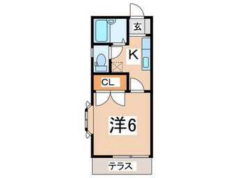 間取図 コーポ　A