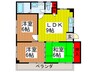 石井ビル 3LDKの間取り