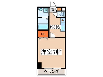 間取図 シルビアⅡ