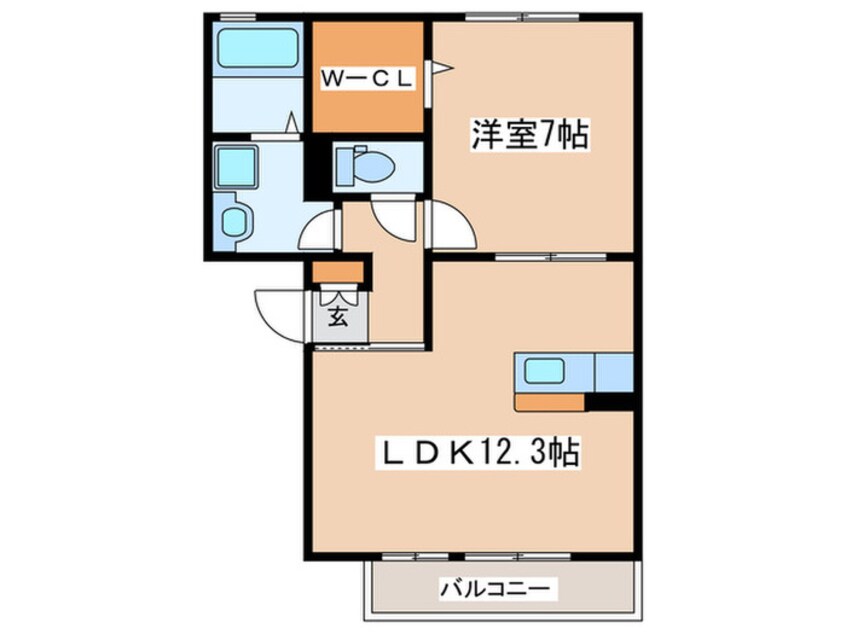 間取図 コンフィデンテⅡ