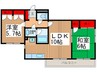 ア－ク西川口 2LDKの間取り