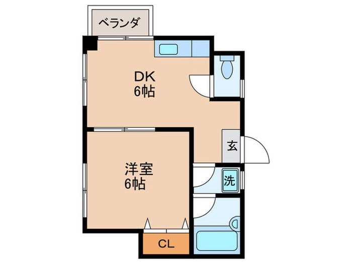 間取り図 ドミ－ル荻