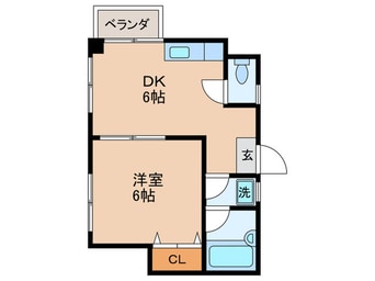 間取図 ドミ－ル荻