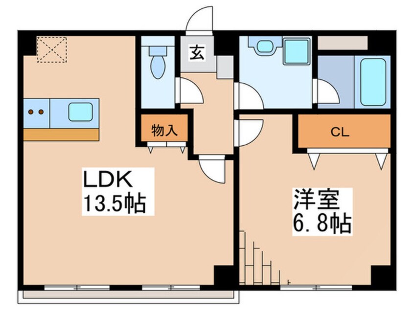 間取図 ラ・メーラ・テラ