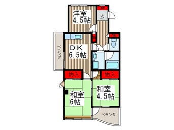 間取図 ウィンパレス狭山