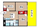 サンライズ泉の間取図