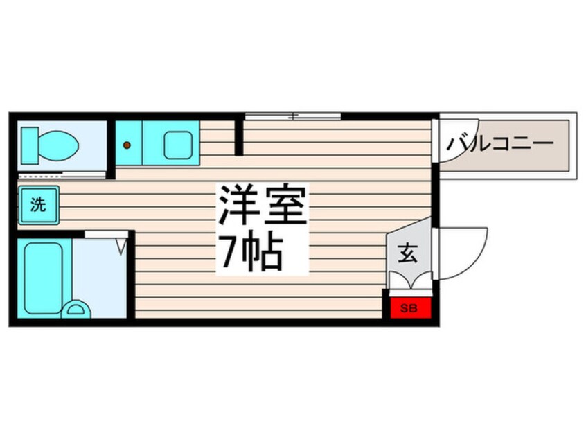 間取図 レゾナンス西新井