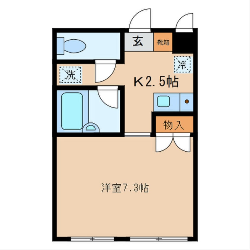 間取図 エトワール竹の塚