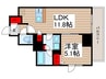 SYFORME NEXT MUKOJIMA 1LDKの間取り