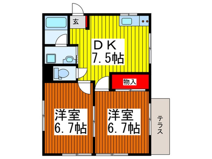 間取り図 ＭＥＴＡＡＲＥＡ　Ｌ