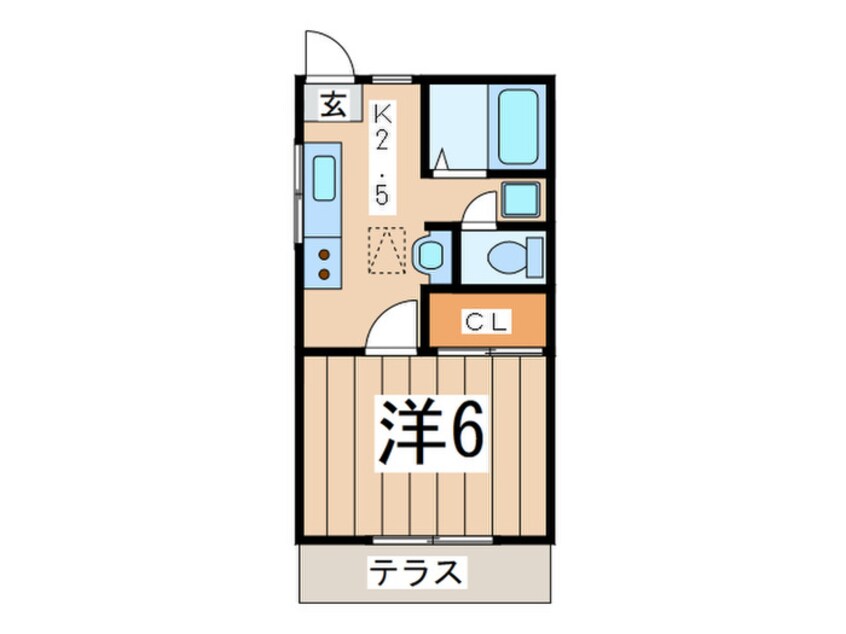 間取図 第１ハイム岩崎