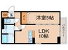 ラリュール中村南 1LDKの間取り