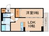 ラリュール中村南 1LDKの間取り