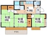宮沢町戸建F 3Kの間取り