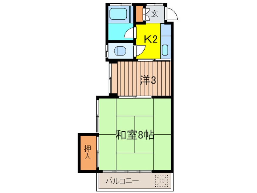 間取図 メゾンサユリ