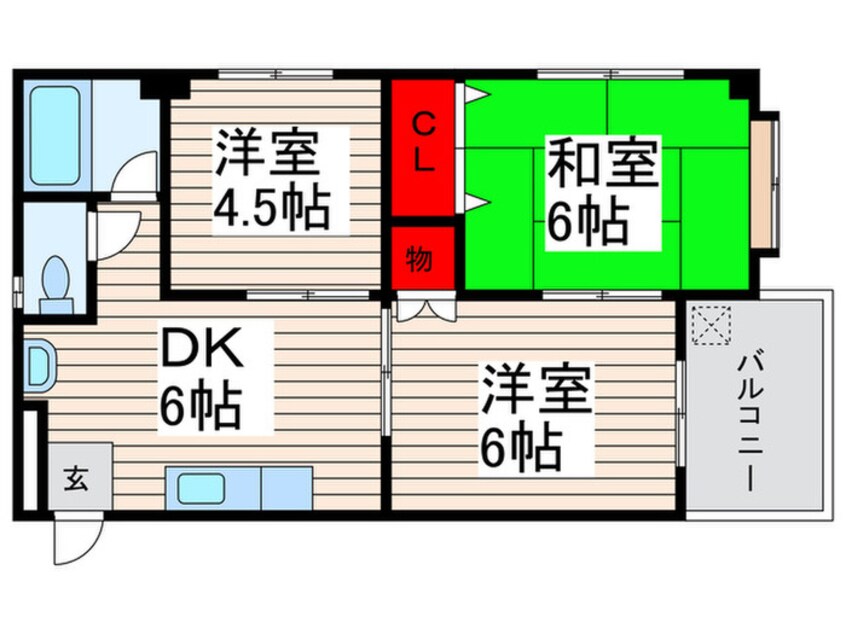 間取図 小山コーポラス