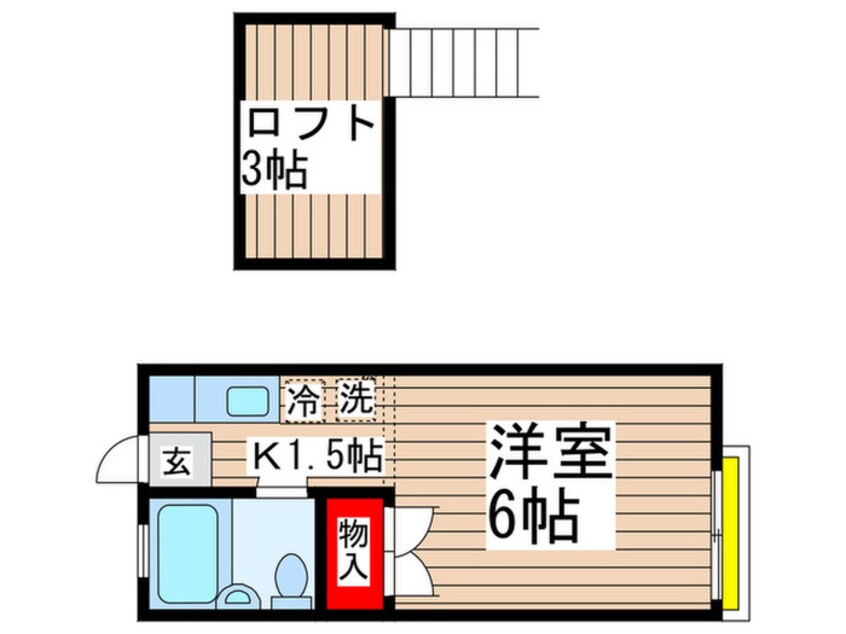 間取図 新検見川ハイリビング弐番館