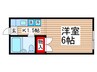 新検見川ハイリビング弐番館 1Kの間取り