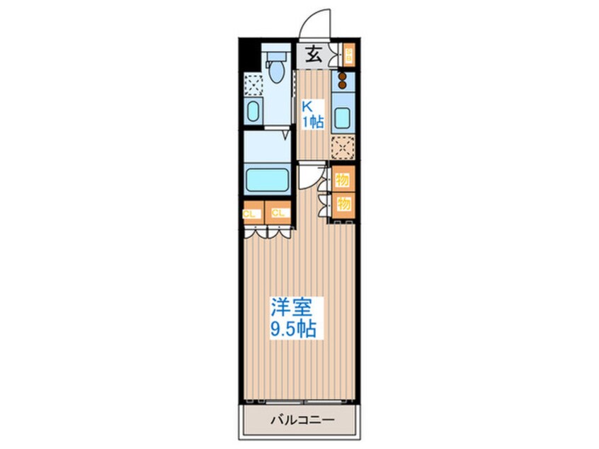 間取図 プラウドフラット初台