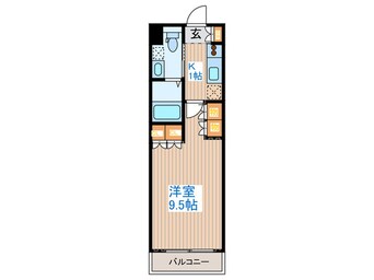 間取図 プラウドフラット初台